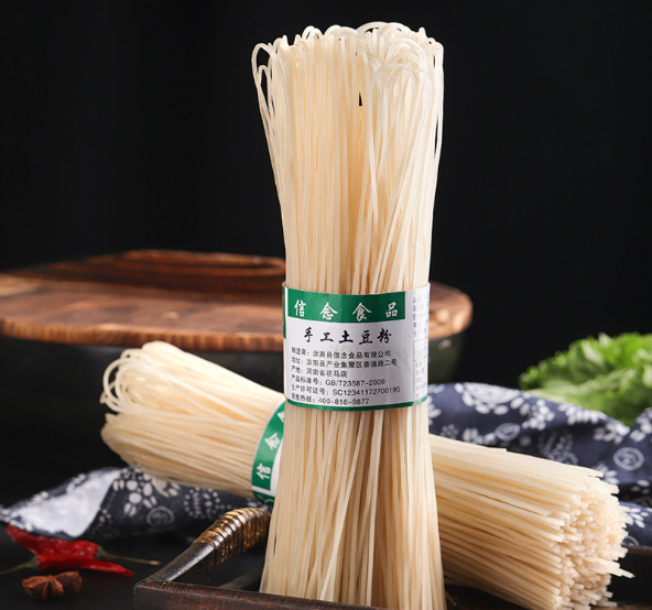 康尔美土豆粉河南特产砂锅粉条火锅麻辣烫干粉粗东北 粉条500g 