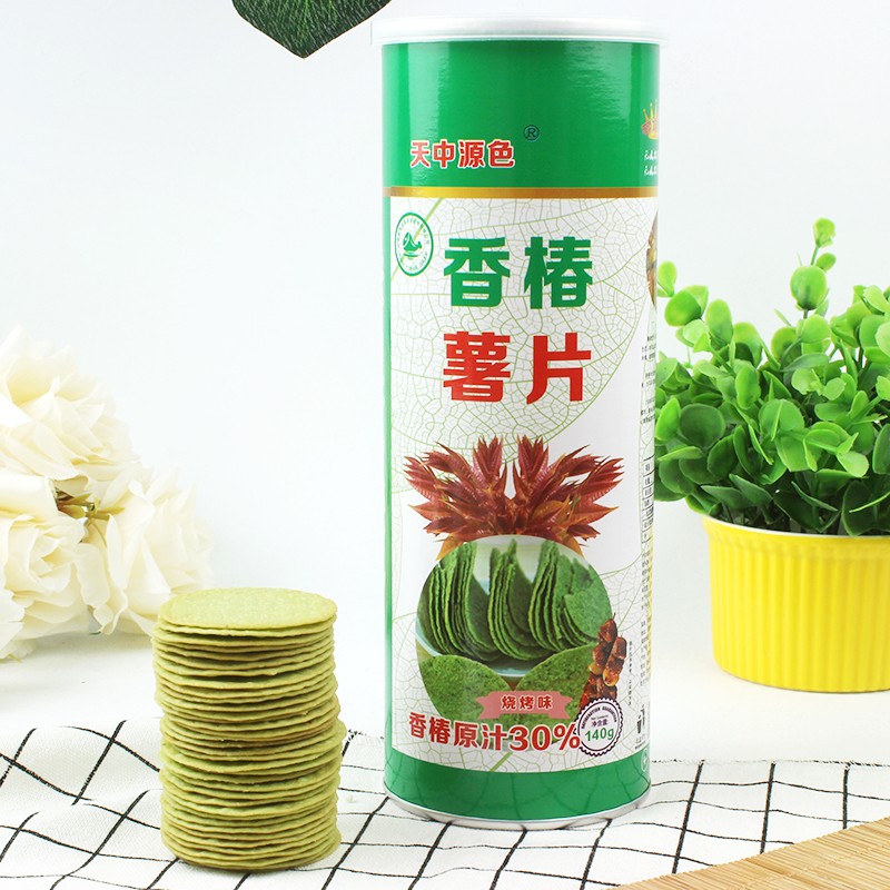 香椿薯片 新鲜香椿芽薯片薄片香椿原汁一桶包邮 36.8
