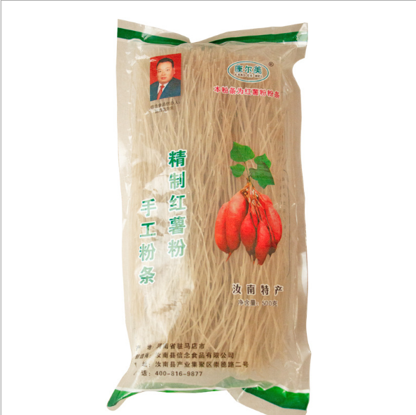 康尔美红薯粉条粉丝粗地瓜宽粉特产500g9
